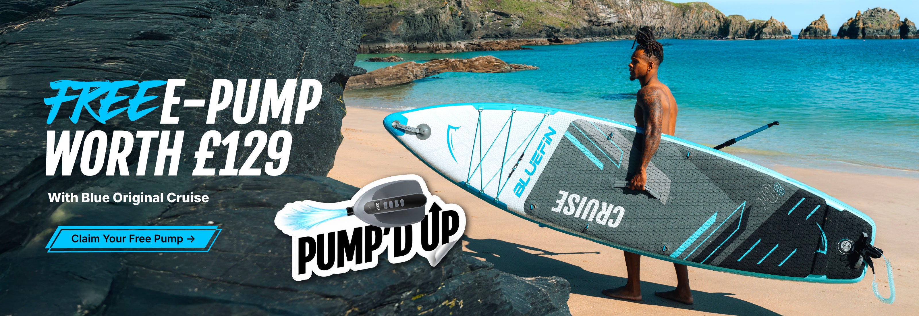 Bluefin New Sprint 14' Inflatable SUP Paddleboard