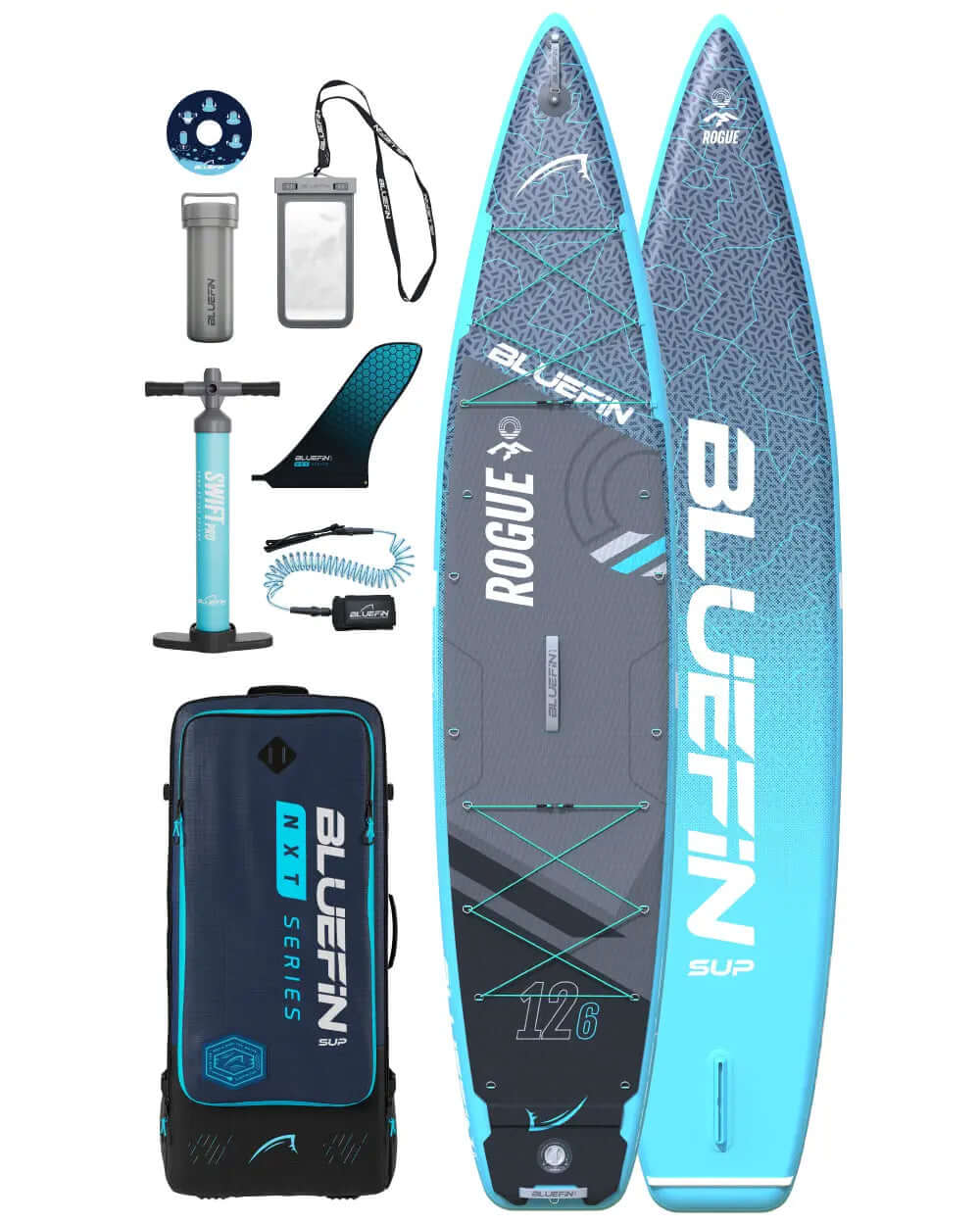 Bluefin New Rogue 12'6 Inflatable SUP Paddleboard