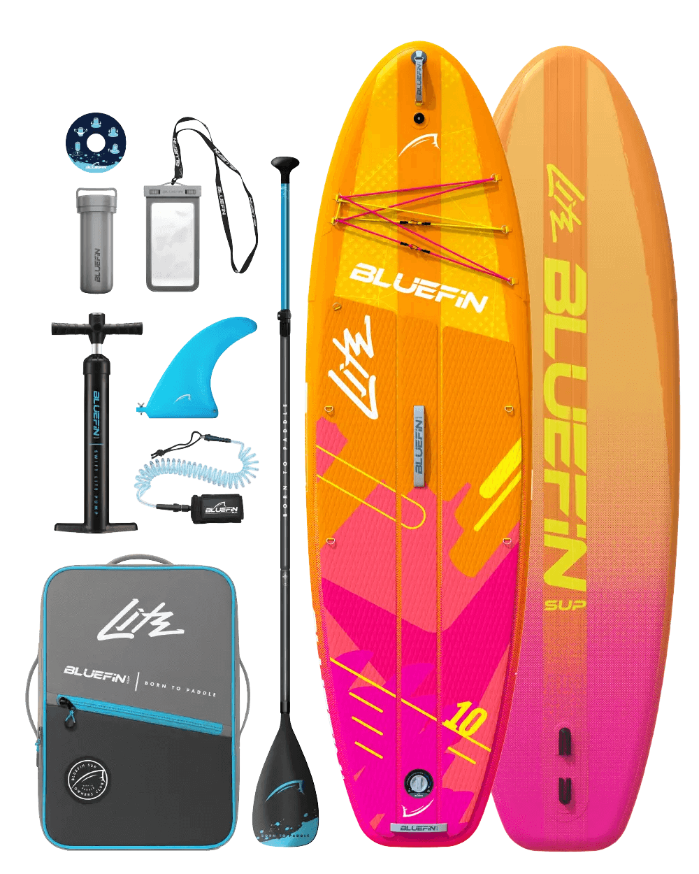 Bluefin Pink Coral Lite Inflatable SUP Paddleboard