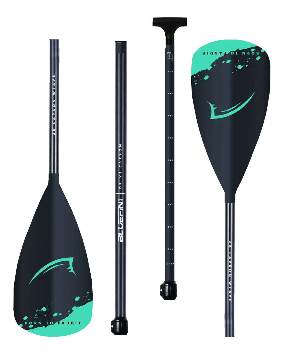Bluefin 4-Piece Premium Carbon Paddle
