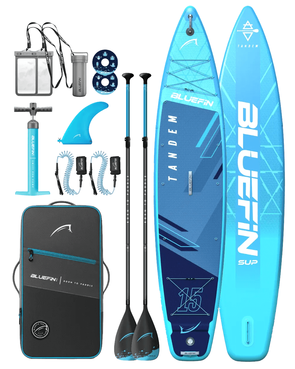 Bluefin Tandem 15' Inflatable SUP Paddleboard