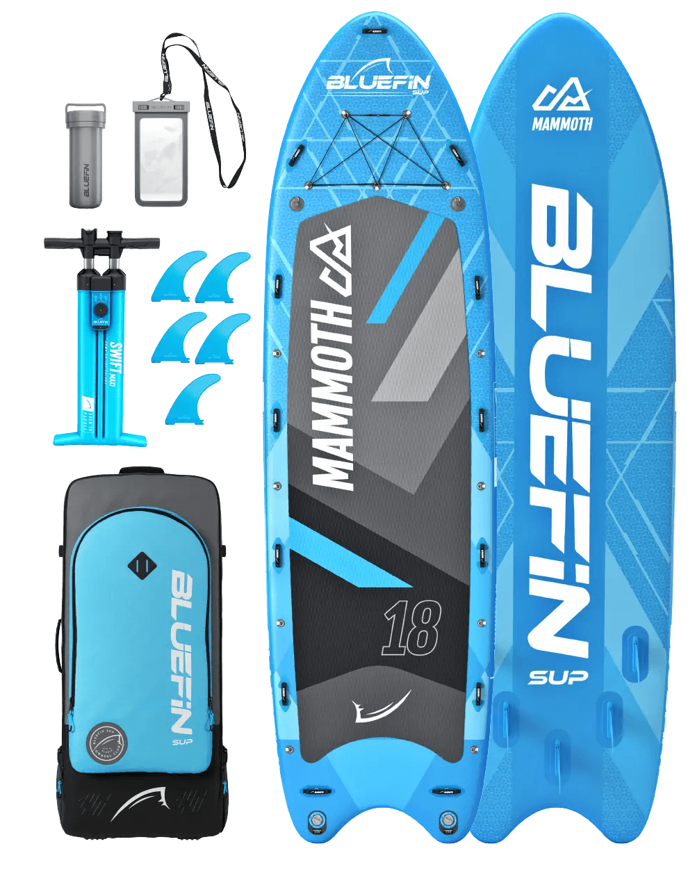 Mammoth 18' Inflatable Paddleboard Package